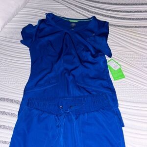 Blue scrubs Healing Hands